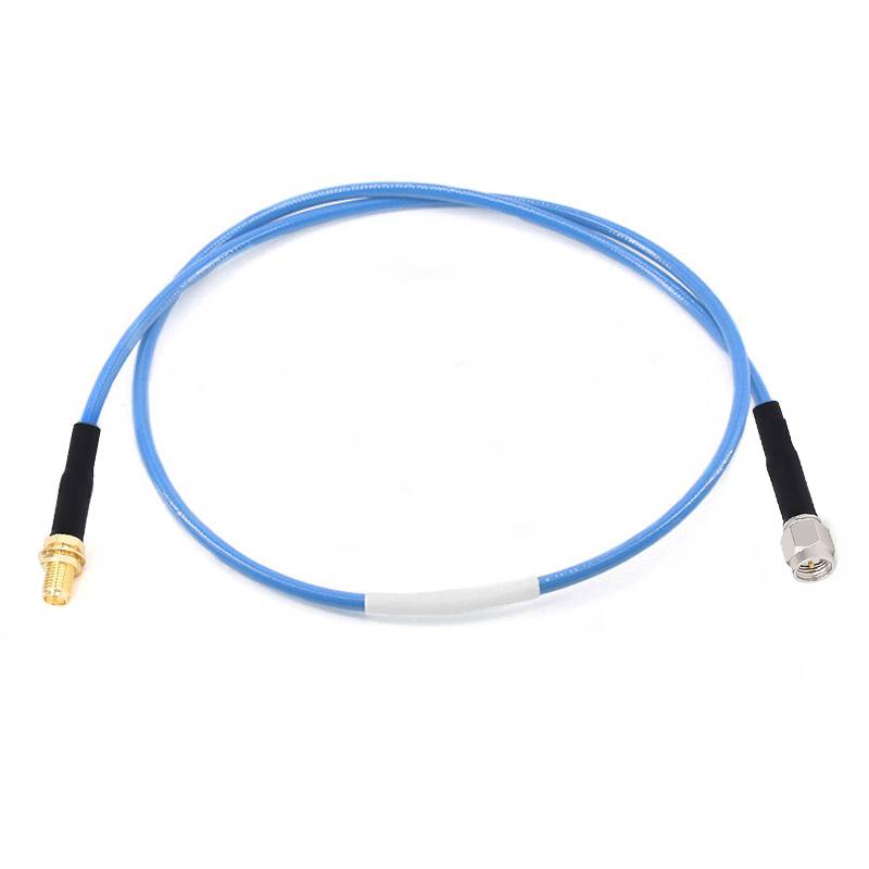 SMA Male to SMA Bulkhead Female Cable Assembly | RG142-PVC