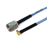 SMA to GPPO(mini-SMP) using Flexiform 405 FJ Semi-flexible Cable,DC-26.5GHz