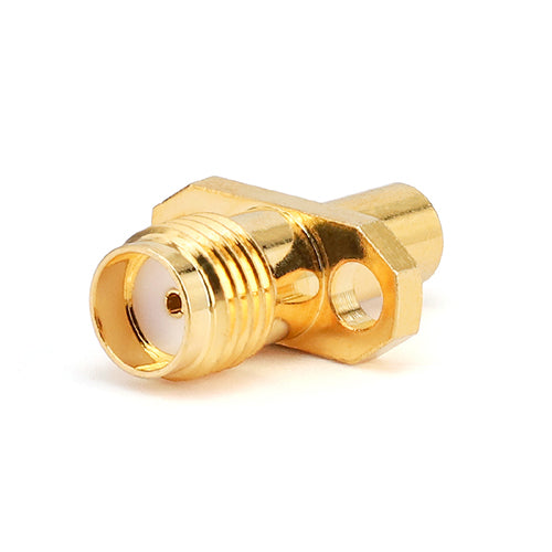 SMA Female to GPO(SMP) Male 2-Hole Flange Adaptors, Hole Spacing 8.6mm, Full detent,DC-18GHz