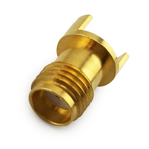 SMA Female End Launch Connectors,DC-18GHz , Suit for PCB thickness 1.68mm