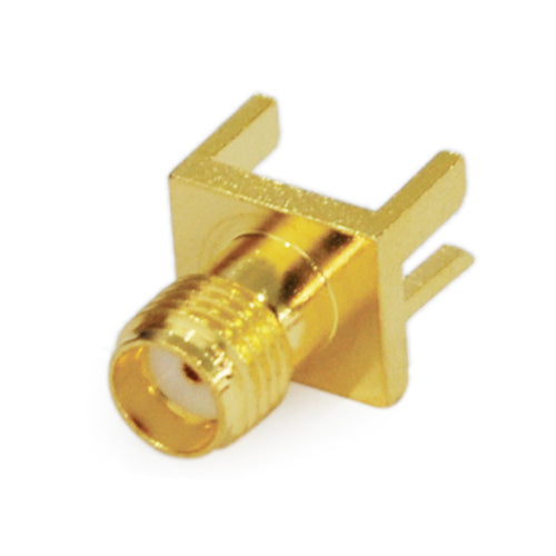 SMA Female End Launch Connectors,DC-18GHz , Center pin φ0.9mm, Suit for PCB thickness 2.0mm