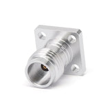1.85mm Female Field Replaceable Connector 4-Hole Flange ｜ 6.35mm Hole Spacing ｜  DC-65GHz