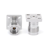 1.85mm Female Field Replaceable Connector 4-Hole Flange ｜ 6.35mm Hole Spacing ｜  DC-65GHz