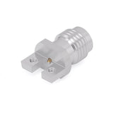 1.85mm End Launch Solderless Connector | 2 Hole Flange | Hole Spacing 5mm | Pin 0.26mm | DC-67GHz