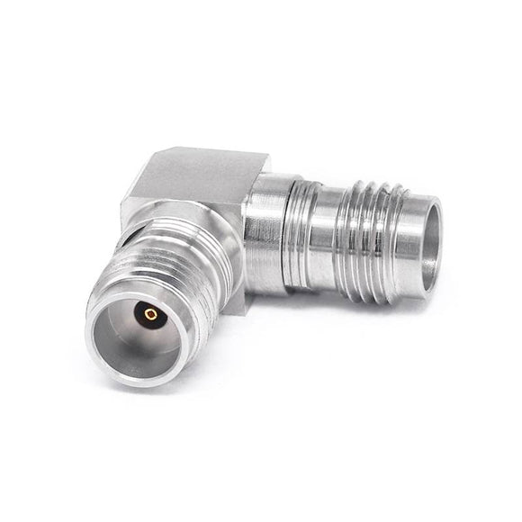 1.85mm Female to 1.85mm Female Right Angle Precision Adapter | 10MHz to 67 GHz