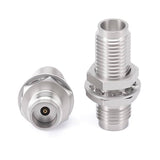 1.85mm Female to 1.85mm Female Bulkhead Straight Precision Adapter | DC to 67 GHz