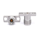 2.92mm Female Field Replaceable Connector with 2 Hole Flange ｜ 10.2mm Hole Spacing ｜ DC-40GHz