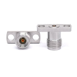 2.92mm Female Field Replaceable Connector with 2 Hole Flange ｜ 10.2mm Hole Spacing ｜ DC-40GHz