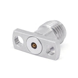 2.92mm Female Field Replaceable Connector with 2 Hole Flange ｜ 8.9mm Hole Spacing ｜ DC-40GHz
