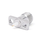 2.92mm Female Connector with 2-hole Flange ｜ Hole Spacing 8.6 mm ｜ Metal Through-plate ｜ DC-40GHz