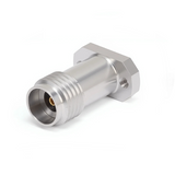 2.92mm Female Vertical Launch Solderless PCB Connector with 2 Hole Flange for Stripline And Spring Pin | DC - 40GHz
