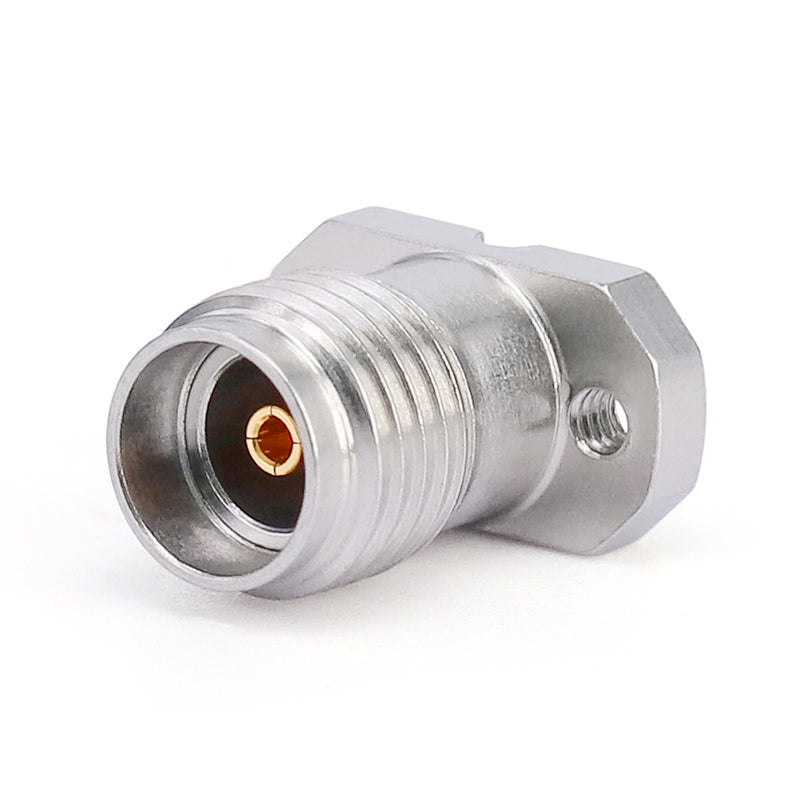 3.5mm Female Solderless PCB Compression Mount Connector ｜ 2-Hole Flang ...