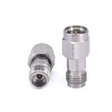 1.85mm Male to 1.85mm Female DC Block Inner, 10 MHz to 67 GHz,rated 60 Volt in Stainless Steel