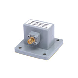 WR-112 to SMA Female Waveguide to Coax Adapters with UBR84  Flange, 6.57 - 9.99GHz