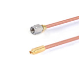 2.92mm Male to G3PO(SMPS) Female Cable Assembly | .086" Semi-Rigid GUT-085 (Copper) Coax Cable | DC - 40GHz