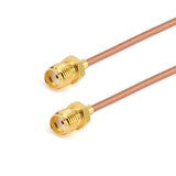 SMA Female to SMA Female Cable Assembly | .086" Semi-Rigid GUT-085 (Copper) Coax Cable  | DC - 18GHz