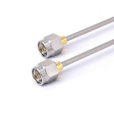 SMA Male to SMA Male Cable Assembly | .086" Semi-Rigid Stainless Steel Coax Cable | Cryogenic | DC - 26.5GHz