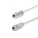 2.92mm Female to 1.85mm Female Cable Assembly | .086" Semi-Flexible Coax Cable Without FEP Jacket | DC - 40GHz