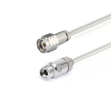 2.92mm Female to 1.85mm Male Cable Assembly | .086" Semi-Flexible Coax Cable Without FEP Jacket | DC - 40GHz