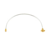 GPO(SMP) Female to GPO(SMP)  2 Hole Flange Female Cable Assembly | 086" Semi-Flexible Coax Cable without FEP Jacket | DC - 18GHz