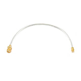 SMA Female  to GPO (SMP) Female Cable Assembly | .086" Semi-Flexible Coax Cable Without FEP Jacket | DC - 26.5GHz