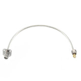 SMA Male Removable Nut to SMA 4 Hole Flange Female Cable Assembly | .086" Semi-Flexible Coax Cable Without FEP Jacket | DC - 18GHz