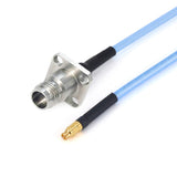 2.4mm to GPPO(mini-SMP) using Flexiform 405 FJ Semi-flexible Cable ｜ DC-50GHz