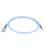 2.4mm 4 Hole Flange Female to GPPO(Mini-SMP) Female Cable Assembly | 086" Semi-Flexible Coax Cable with FEP Jacket | DC - 50GHz
