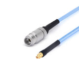 2.4mm Female to G3PO(SMPS) Female Cable Assembly | 086" Semi-Flexible Coax Cable with FEP Jacket | DC - 50GHz