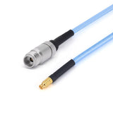 2.4mm Female to GPPO(Mini-SMP) Female Cable Assembly | 086" Semi-Flexible Coax Cable with FEP Jacket | DC - 50GHz