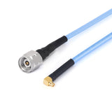 2.4mm to GPPO(mini-SMP) using Flexiform 405 FJ Semi-flexible Cable ｜ DC-50GHz