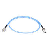 2.92mm Male to 2.92mm Bulkhead Female Cable Assembly | .086" Semi-Flexible Coax Cable With FEP Jacket | DC - 40GHz