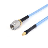 2.92mm Male to G3PO(SMPS) Female Cable Assembly | 086" Semi-Flexible Coax Cable with FEP Jacket | DC - 40GHz