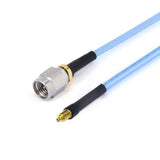 2.92mm Male to G3PO(SMPS) Female Cable Assembly | 086" Semi-Flexible Coax Cable with FEP Jacket | DC - 40GHz