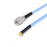 2.92mm Male to GPPO(Mini-SMP) Right Angle Female Cable Assembly | 086" Semi-Flexible Coax Cable with FEP Jacket | DC - 40GHz