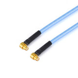 GPO(SMP) Right Angle Female to GPO(SMP) Right Angle Female Cable Assembly | 086" Semi-Flexible Coax Cable with FEP Jacket | DC - 18GHz