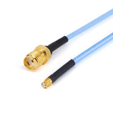 SMA to GPO(SMP) using Flexiform 405 FJ Semi-flexible Cable ｜ DC-26.5GHz