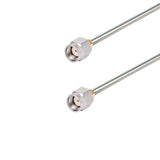 Reverse Polarity SMA Female to Reverse Polarity SMA Female Cable Assembly | .141" Semi-flexible Cable without Jecket ｜ DC-18GHz