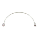 Reverse Polarity SMA Female to Reverse Polarity SMA Female Cable Assembly | .141" Semi-flexible Cable without Jecket ｜ DC-18GHz