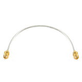 SMA Female to SMA Female Cable Assembly | .141" Semi-flexible Cable without Jecket ｜ DC-18GHz