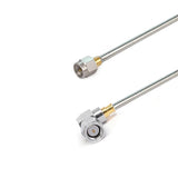 SMA Male to SMA Right Angle Male Cable Assembly | .141" Semi-flexible Cable without Jecket ｜ DC-18GHz