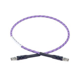 2.92mm Male to 2.92mm Male Cable Assembly with Armor | 142A Series Low Loss Phase Stable Flexible Coax Cable | DC-40GHz | 2.2dB/m@40GHz |