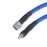 N Male to SMA Female Cable Assembly | 311A Series Low-Loss Phase-Stable Microwave Coaxial Cable With Type 1 Armor | OD 15mm | DC - 18GHz