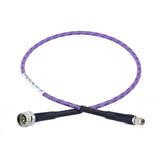 N Male to SMA Male Cable Assembly | 205A Low Loss  Phase Stable Flexible Coax Cable With Armore | DC-18GHz | Insertion loss 1.05dB/m @18GHz