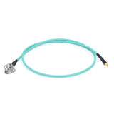 1.85mm 4 Hole Flange Female to G3PO(SMPS) Female Cable Assembly | RG-405SS Flexible Coax Cable | DC - 67GHz