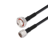 7/16 DIN Male to N Male Cable Assembly | LMR400 Flexible Coax Cable With PE Jacket | DC - 3GHz