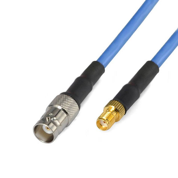 BNC Female to SMA Female Cable Assembly | RG142-PVC Flexible Coax Cable | DC-6GHz