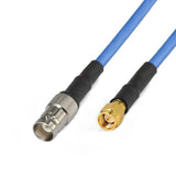 BNC Female to SMA Male Cable Assembly | RG142-PVC Flexible Coax Cable | DC-6GHz
