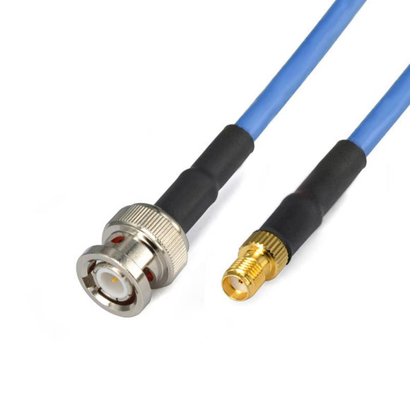 BNC Male to SMA Female Cable Assembly | RG142-PVC Flexible Coax Cable | DC-6GHz
