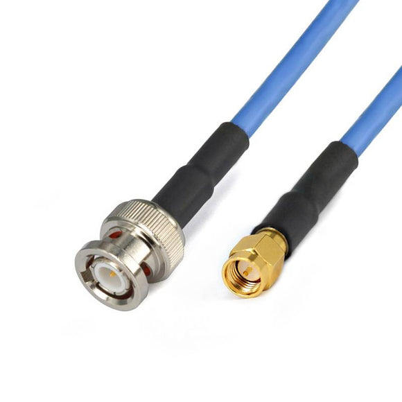 BNC Male to SMA Male Cable Assembly | RG142-PVC Flexible Coax Cable | DC-6GHz